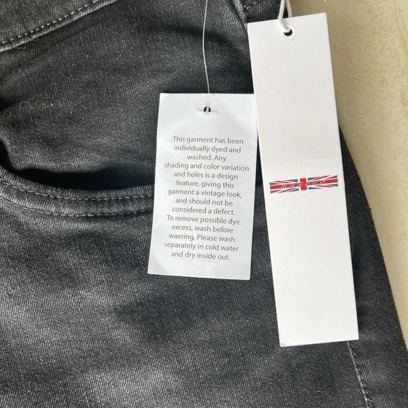 NWT Hudson Blake Black Jeans Size 30/32” - Picture 4 of 11